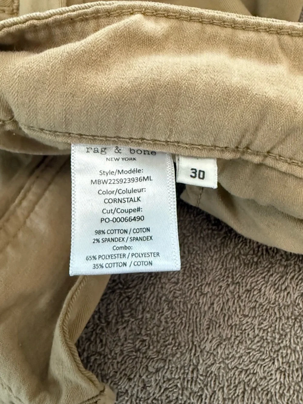 Rag and Bone | Cotton Chino Shorts | Waist 30